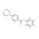 Pentafluorophenyl 4-morpholin-4-ylbenzoate (CAS 921938-51-4) - chemical structure image