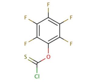 Pentafluorophenyl chlorothionoformate (CAS 135192-53-9) - chemical structure image