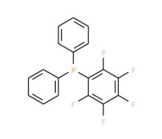 (Pentafluorophenyl)diphenylphosphine (CAS 5525-95-1) - chemical structure image