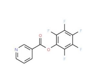 Pentafluorophenyl pyridine-3-carboxylate (CAS 848347-44-4) - chemical structure image