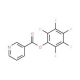 Pentafluorophenyl pyridine-3-carboxylate (CAS 848347-44-4) - chemical structure image