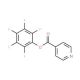 Pentafluorophenyl pyridine-4-carboxylate (CAS 360574-34-1) - chemical structure image
