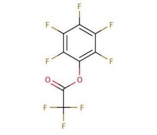 Pentafluorophenyl trifluoroacetate (CAS 14533-84-7) - chemical structure image
