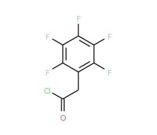 Pentafluorophenylacetyl chloride - chemical structure image
