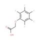 Pentafluorophenyloxyacetic acid (CAS 14892-14-9) - chemical structure image