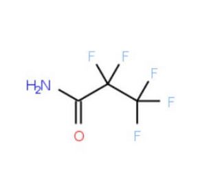 Pentafluoropropionamide (CAS 354-76-7) - chemical structure image