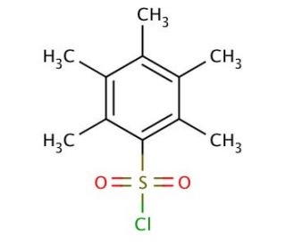 Pentamethylbenzenesulfonyl chloride (CAS 52499-94-2) - chemical structure image