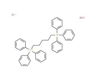 Pentamethylenebis(triphenylphosphonium bromide) (CAS 22884-31-7) - chemical structure image