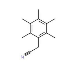Pentamethylphenylacetonitrile (CAS 34688-70-5) - chemical structure image