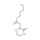 Pentyl 2-(3-oxo-2-piperazinyl)acetate - chemical structure image