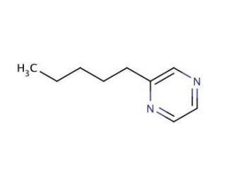 Pentylpyrazine (CAS 6303-75-9) - chemical structure image