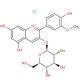 Peonidin 3-O-glucoside chloride (CAS 6906-39-4) - chemical structure image