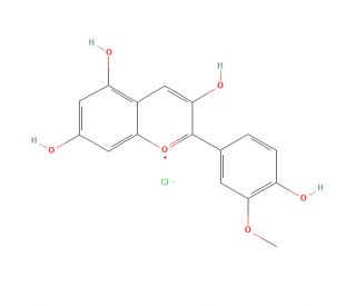 Peonidin chloride (CAS 134-01-0) - chemical structure image
