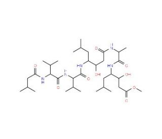 Pepstatin A Methyl Ester - chemical structure image