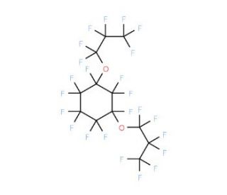 Perfluoro(1,3-dipropoxycyclohexane) (CAS 400626-83-7) - chemical structure image
