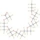 Perfluoro-2,5,8,11,14,17,20-heptamethyl-3,6,9,12,15,18,21-heptaoxatetracosanoyl fluoride (CAS 13140-25-5) - chemical structur