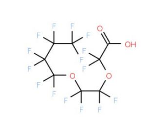 Perfluoro-3,6-dioxadecanoic acid (CAS 137780-69-9) - chemical structure image