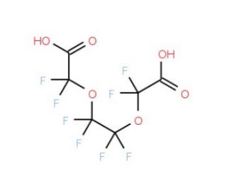 Perfluoro-3,6-dioxaoctane-1,8-dioic acid (CAS 55621-21-1) - chemical structure image