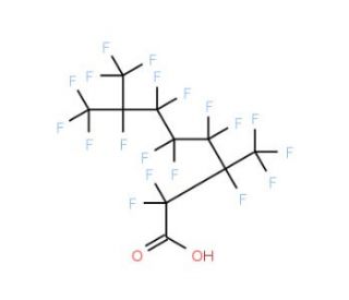 Perfluoro(3,7-dimethyloctanoic acid) (CAS 172155-07-6) - chemical structure image