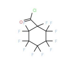 Perfluorocyclohexanecarbonyl chloride (CAS 58816-79-8) - chemical structure image