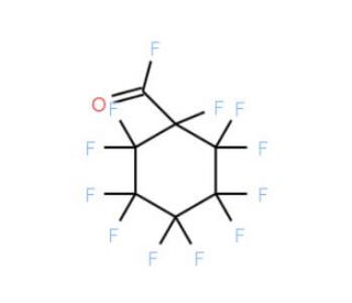 Perfluorocyclohexanecarbonyl fluoride (CAS 6588-63-2) - chemical structure image