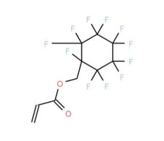 (Perfluorocyclohexyl)methyl acrylate (CAS 40677-94-9) - chemical structure image