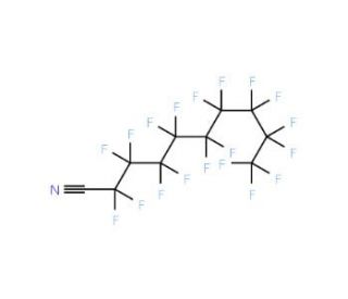 Perfluorodecanonitrile (CAS 379215-40-4) - chemical structure image