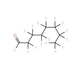 Perfluorooctanoyl fluoride (CAS 335-66-0) - chemical structure image