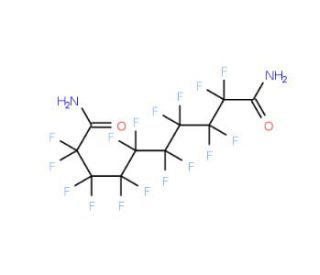 Perfluorosebacamide (CAS 307-77-7) - chemical structure image