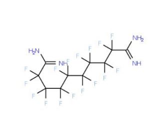 Perfluorosebacamidine (CAS 865-94-1) - chemical structure image