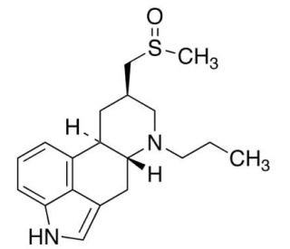 Pergolide Sulfoxide (CAS 72822-01-6) - chemical structure image