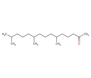 Perhydrofarnesyl Acetone (CAS 502-69-2) - chemical structure image