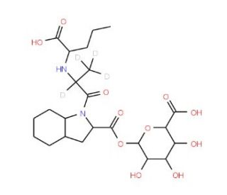 Perindoprilat-d4 Acyl-&beta;-D-glucuronide - chemical structure image