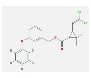 Permethrin-d5 - chemical structure image