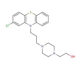 Perphenazine (CAS 58-39-9) - chemical structure image