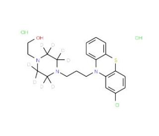 Perphenazine-d8 Dihydrochloride - chemical structure image