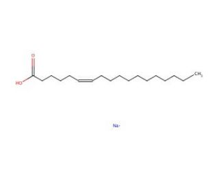 Petroselinic acid sodium salt (CAS 6697-77-4) - chemical structure image