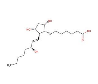 PGF1&alpha; (Prostaglandin F1&alpha;) (CAS 745-62-0) - chemical structure image
