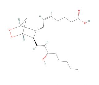 PGH2 (Prostaglandin H2), 500 &micro;g/ml (CAS 42935-17-1) - chemical structure image
