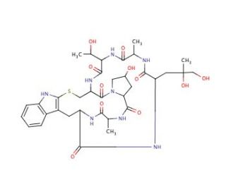 Phalloidin (CAS 17466-45-4) - chemical structure image