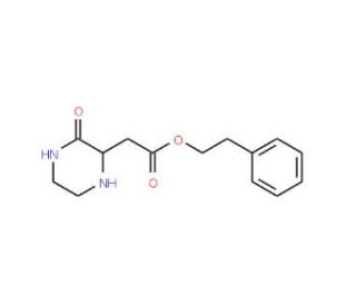 Phenethyl 2-(3-oxo-2-piperazinyl)acetate - chemical structure image
