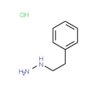 Phenethyl-hydrazine hydrochloride - chemical structure image
