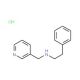 Phenethyl-pyridin-3-ylmethyl-amine hydrochloride - chemical structure image