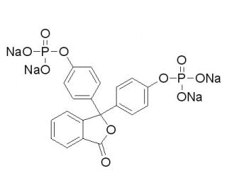 Phenolphthalein bisphosphate tetrasodium salt (CAS 68807-90-9) - chemical structure image