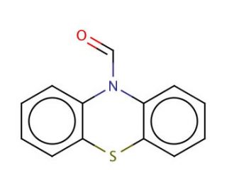 Phenothiazine-10-carboxaldehyde (CAS 38076-67-4) - chemical structure image
