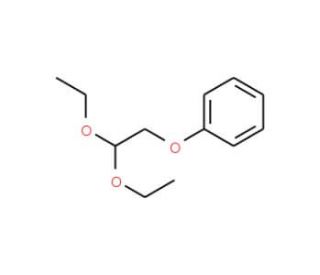Phenoxy-acetaldehyde diethyl acetal (CAS 32438-31-6) - chemical structure image