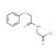 [(phenoxyacetyl)amino]acetic acid (CAS 14231-45-9) - chemical structure image