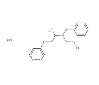 Phenoxybenzamine (CAS 63-92-3) - chemical structure image