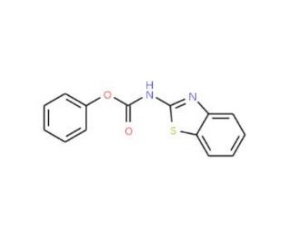 phenyl 1,3-benzothiazol-2-ylcarbamate (CAS 28953-17-5) - chemical structure image