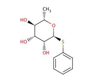 Phenyl 1-Thio-&alpha;-L-rhamnopyranoside (CAS 131724-82-8) - chemical structure image